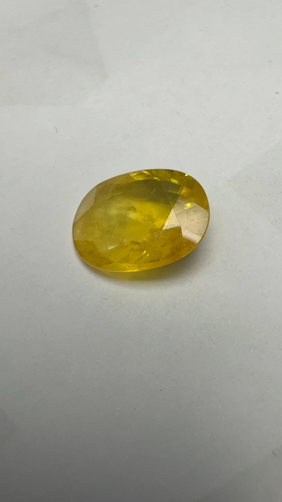 Yellow Sapphire – 6.19 Carat – Thailand — exact stone view 2