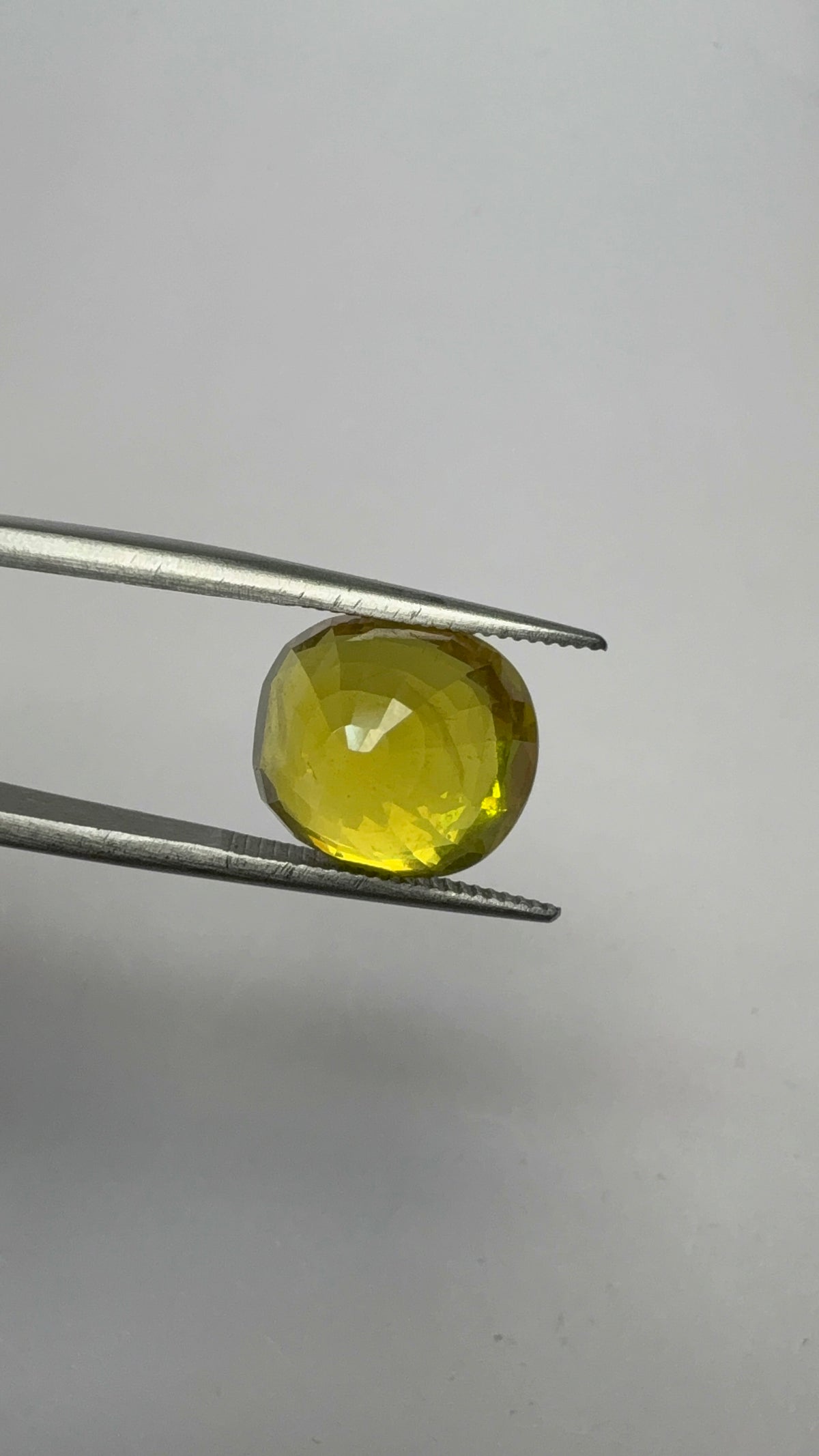 Yellow Sapphire 8.53 carat BKR-115 angled view