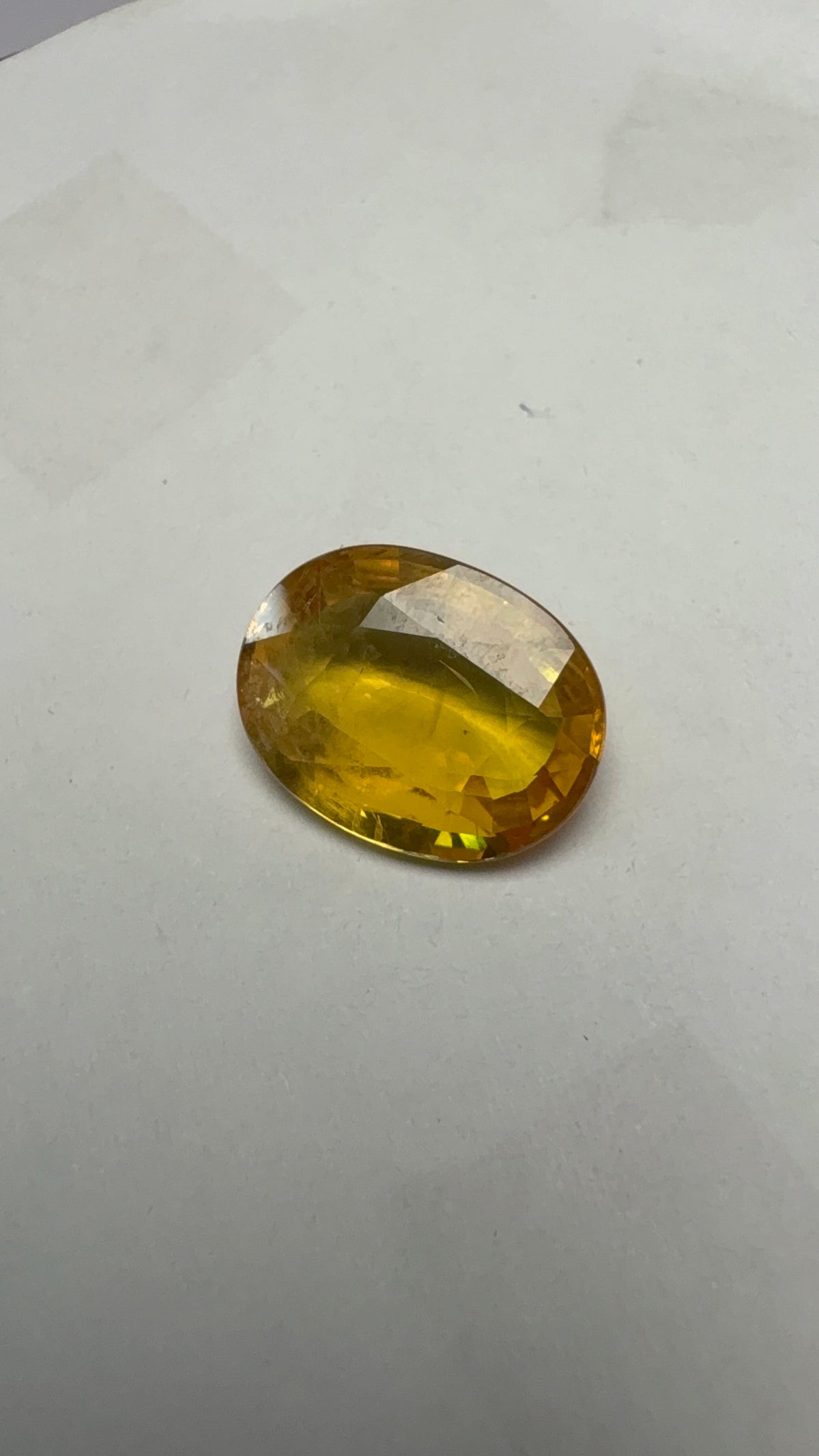 Yellow Sapphire – 6.13 Carat – Thailand — exact stone view 3