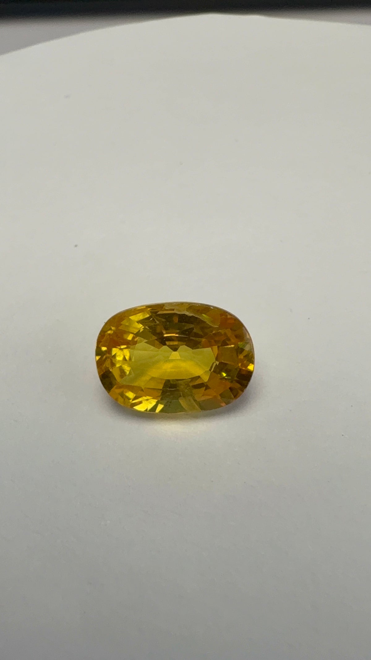 Yellow Sapphire – 3.31 Carat – Thailand — exact stone view 3