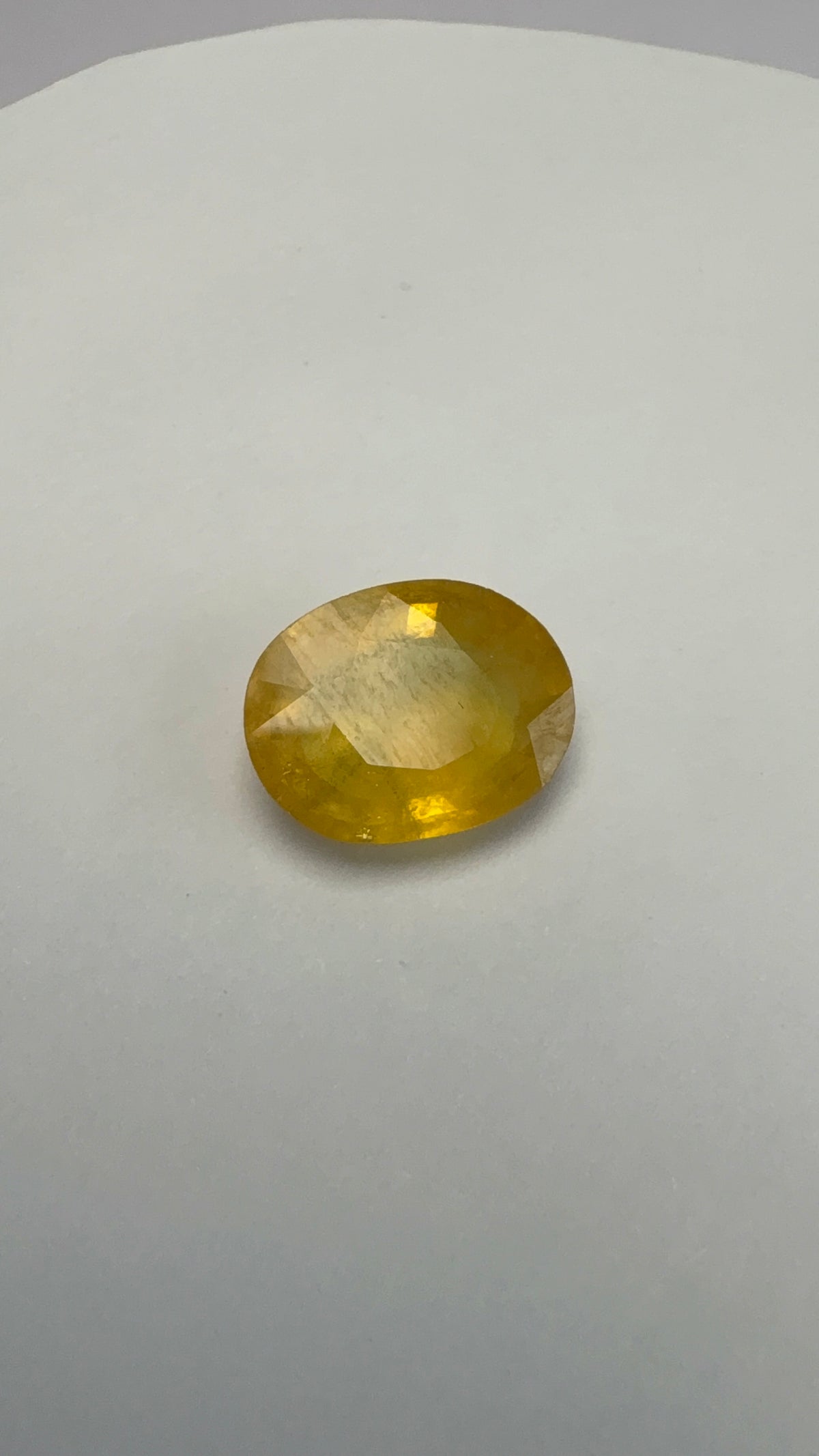 Yellow Sapphire 4.95 carat BKR-153 front view