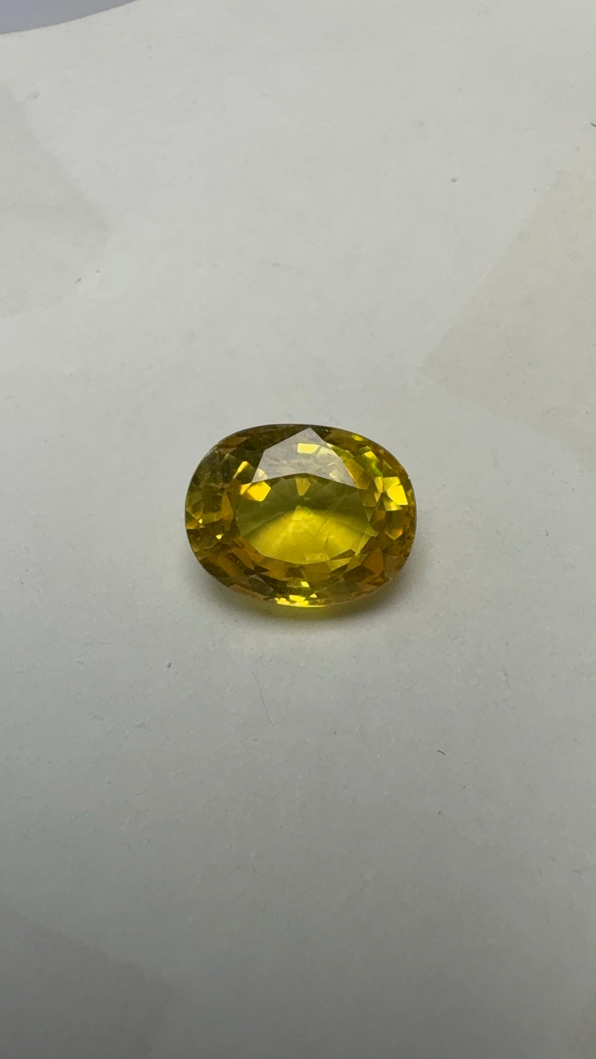 Yellow Sapphire – 4.57 Carat – Thailand — exact stone view 4