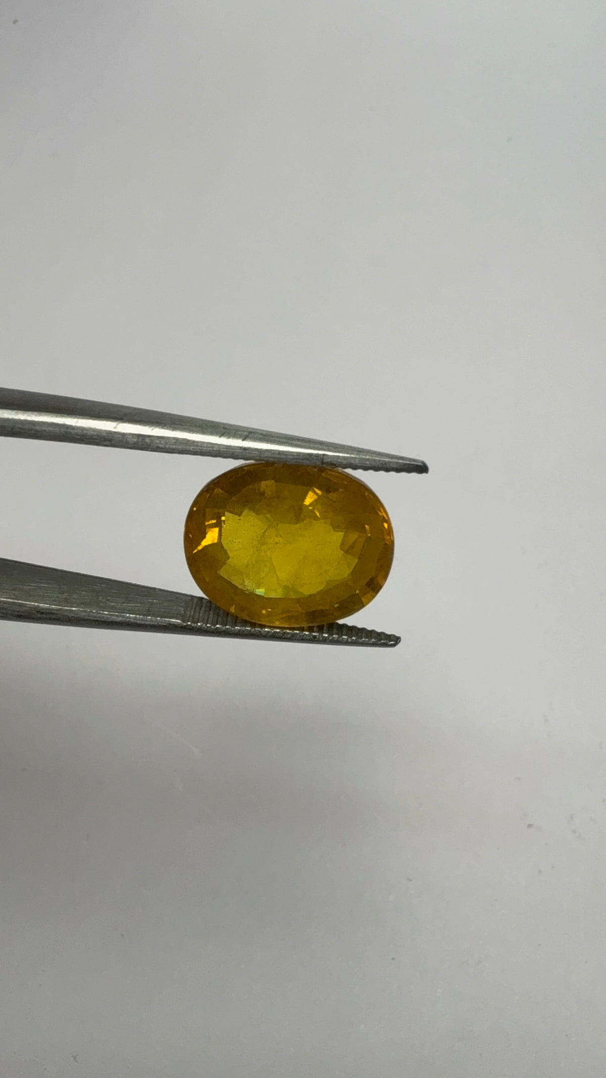 Yellow Sapphire 7.80 carat BKR-177 close view