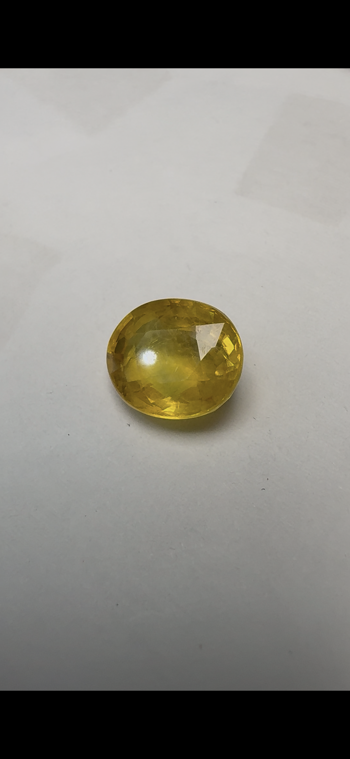 Yellow Sapphire – 5.17 Carat – Thailand — exact stone view 4