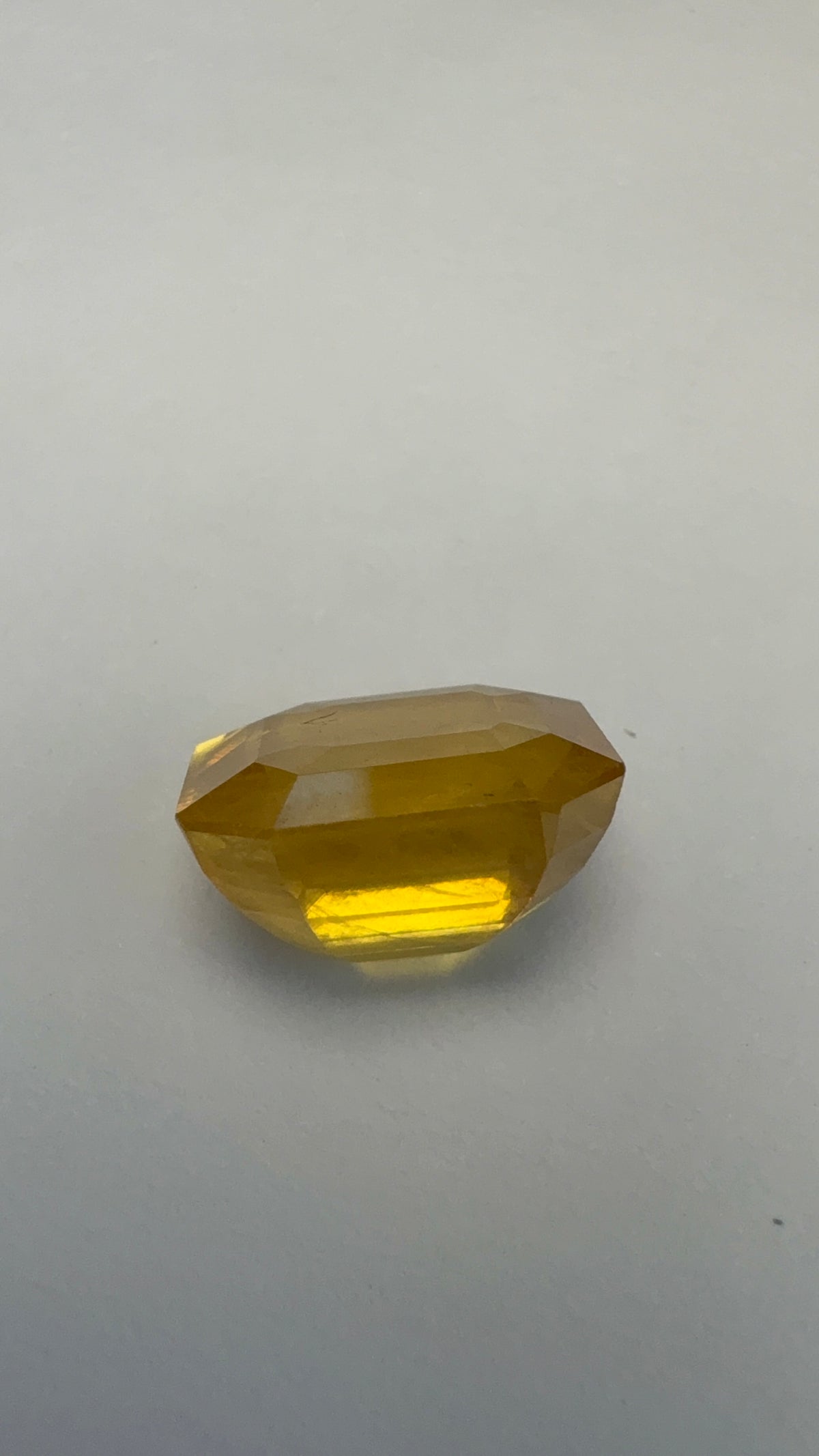Yellow Sapphire 7.81 carat BKR-213 front view