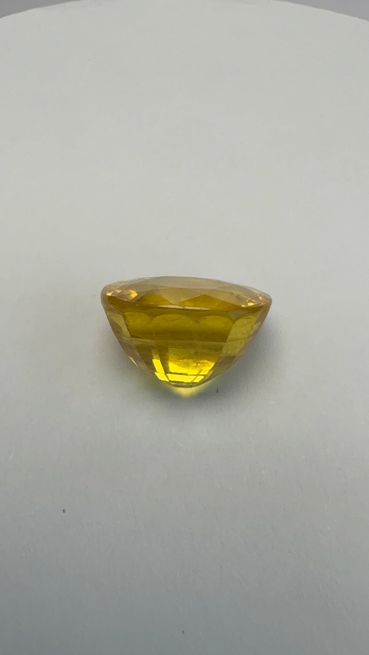 Yellow Sapphire 10.90 carat BKR-221 front view