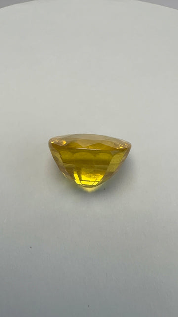 Yellow Sapphire 10.90 carat BKR-221 front view