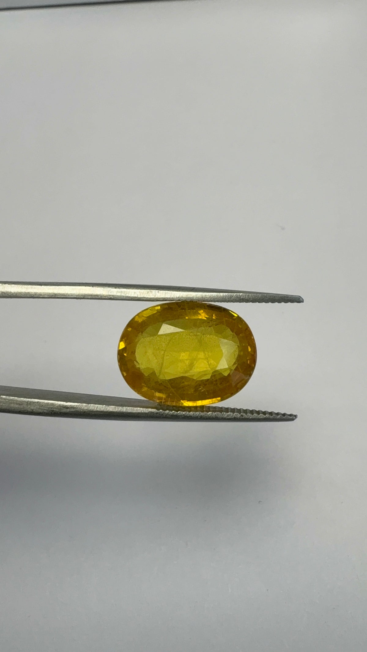Yellow Sapphire 8.86 carat BKR-222 close view