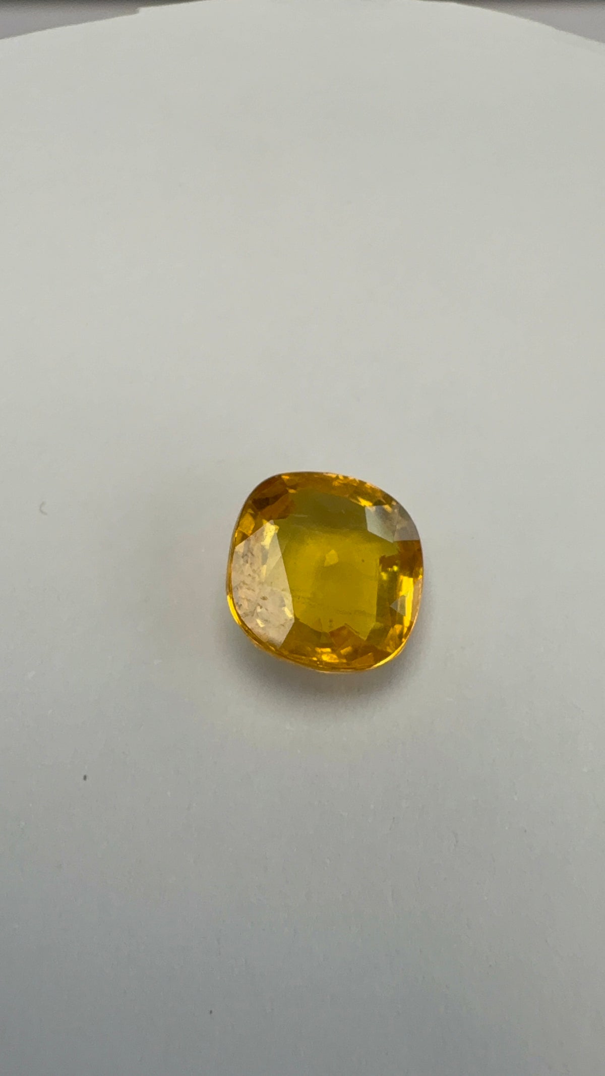 Yellow Sapphire 4.74 carat BKR-238 front view