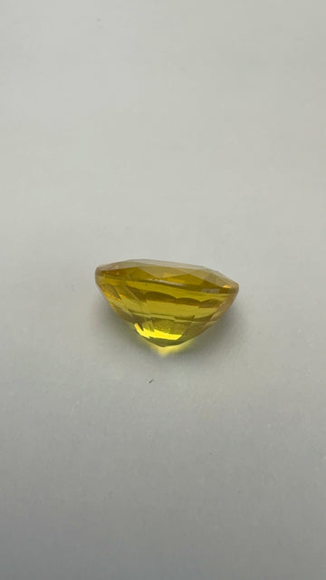 Yellow Sapphire 4.25 carat BKR-240 front view
