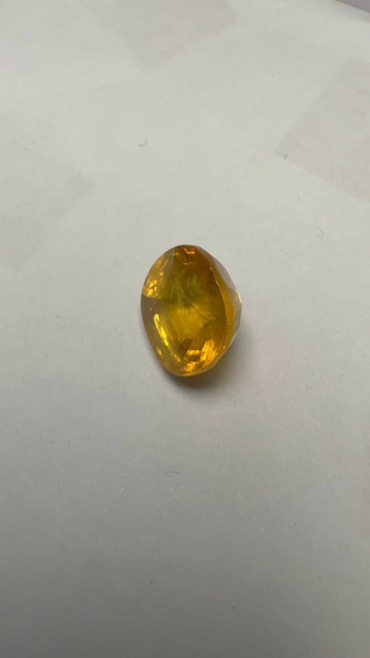 Yellow Sapphire 5.19 carat BKR-253 front view