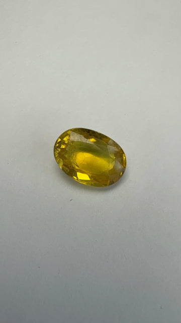 Yellow Sapphire 3.27 carat BKR-266 front view