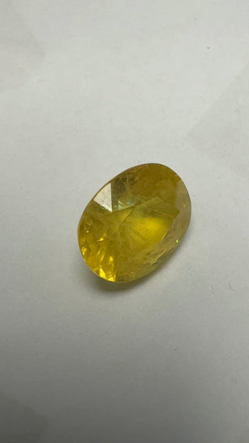 Yellow Sapphire – 6.98 Carat – Thailand — exact stone view 1