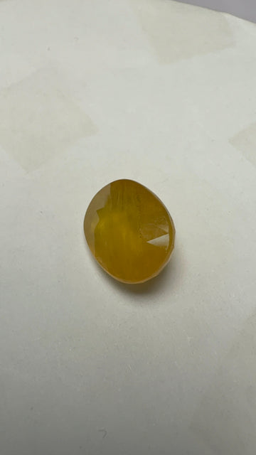 Yellow Sapphire 6.95 carat BKR-320 front view
