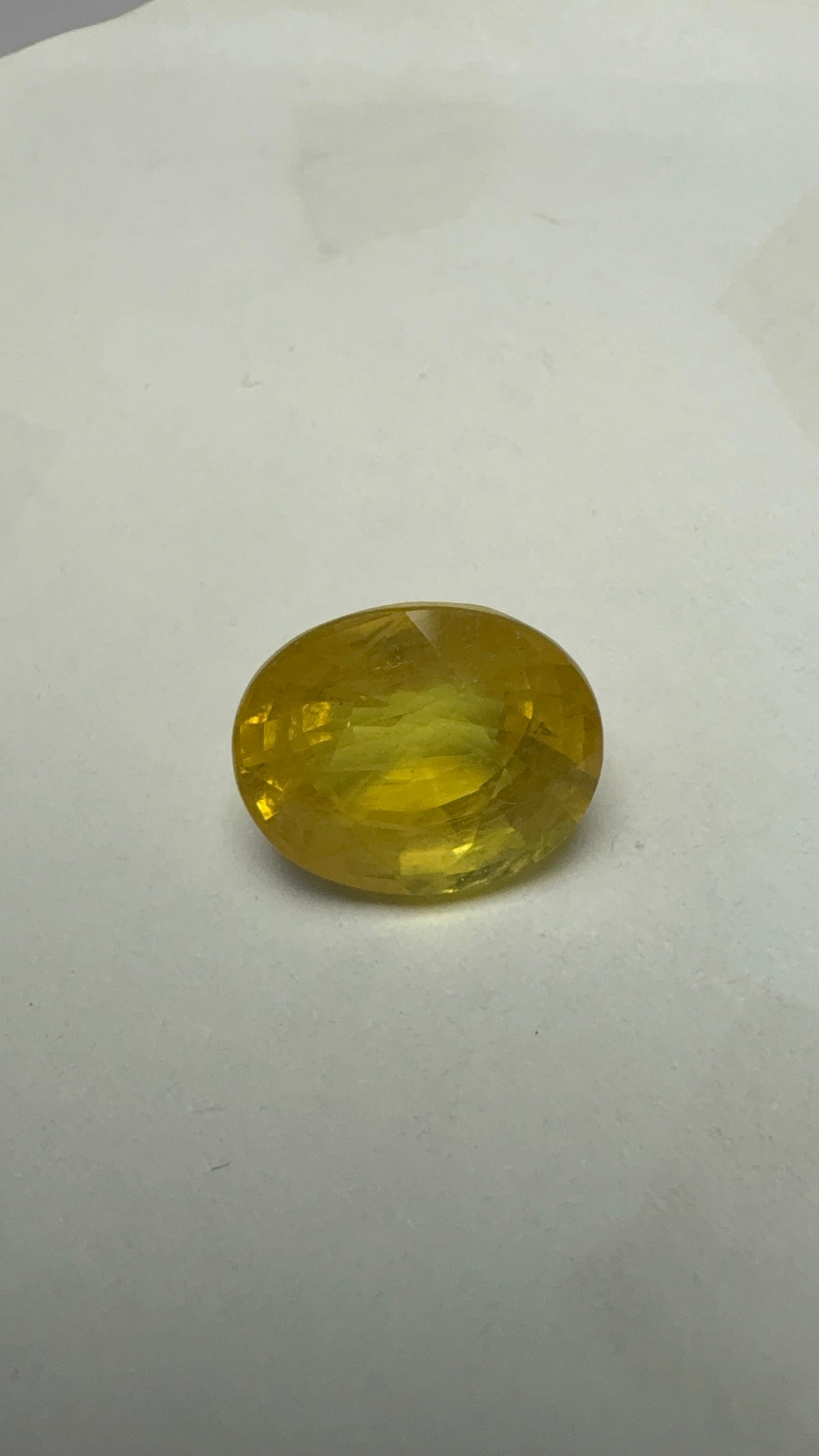 Yellow Sapphire – 6.49 Carat – Thailand — exact stone view 3