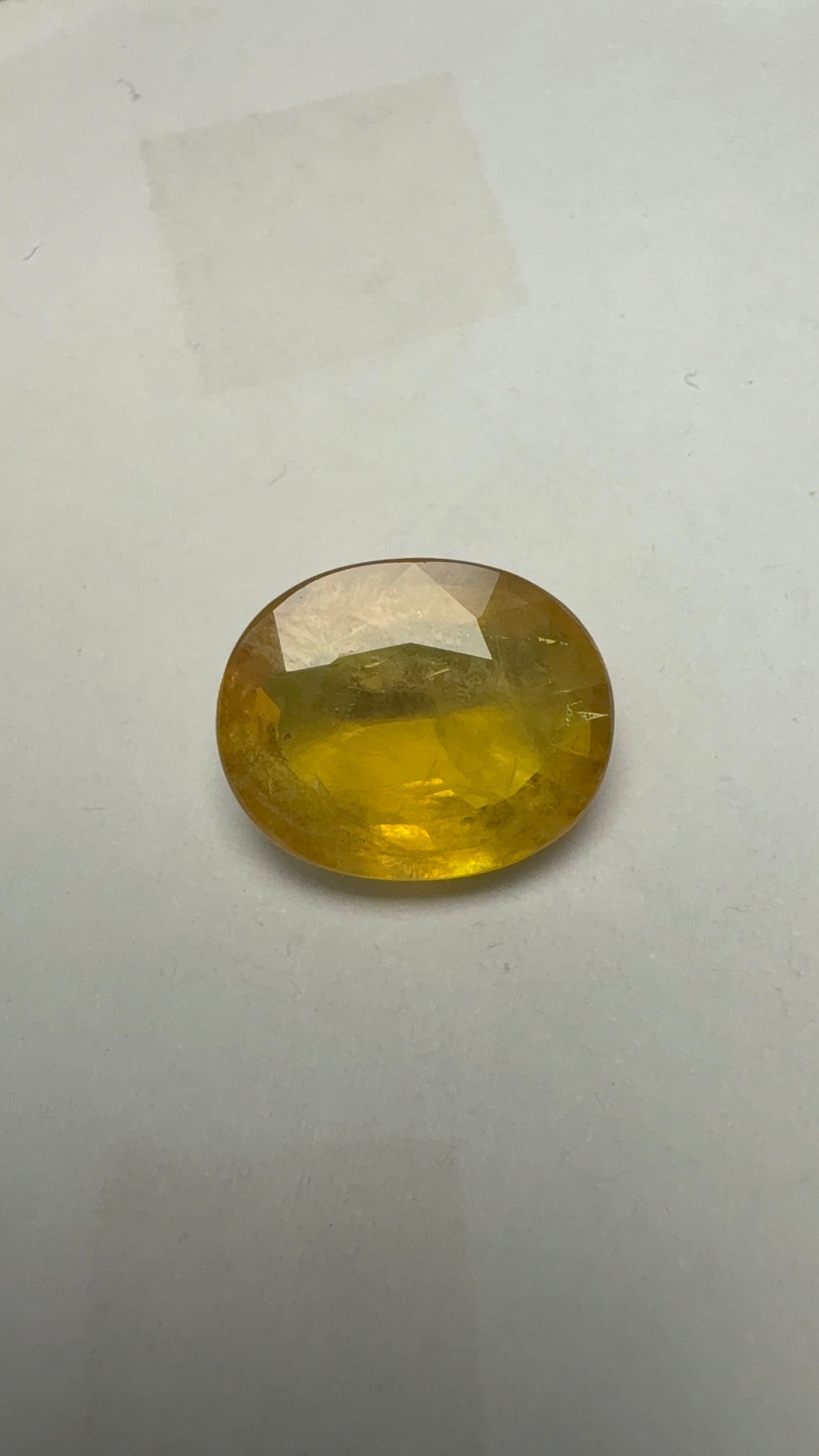 Yellow Sapphire – 6.84 Carat – Thailand — exact stone view 4