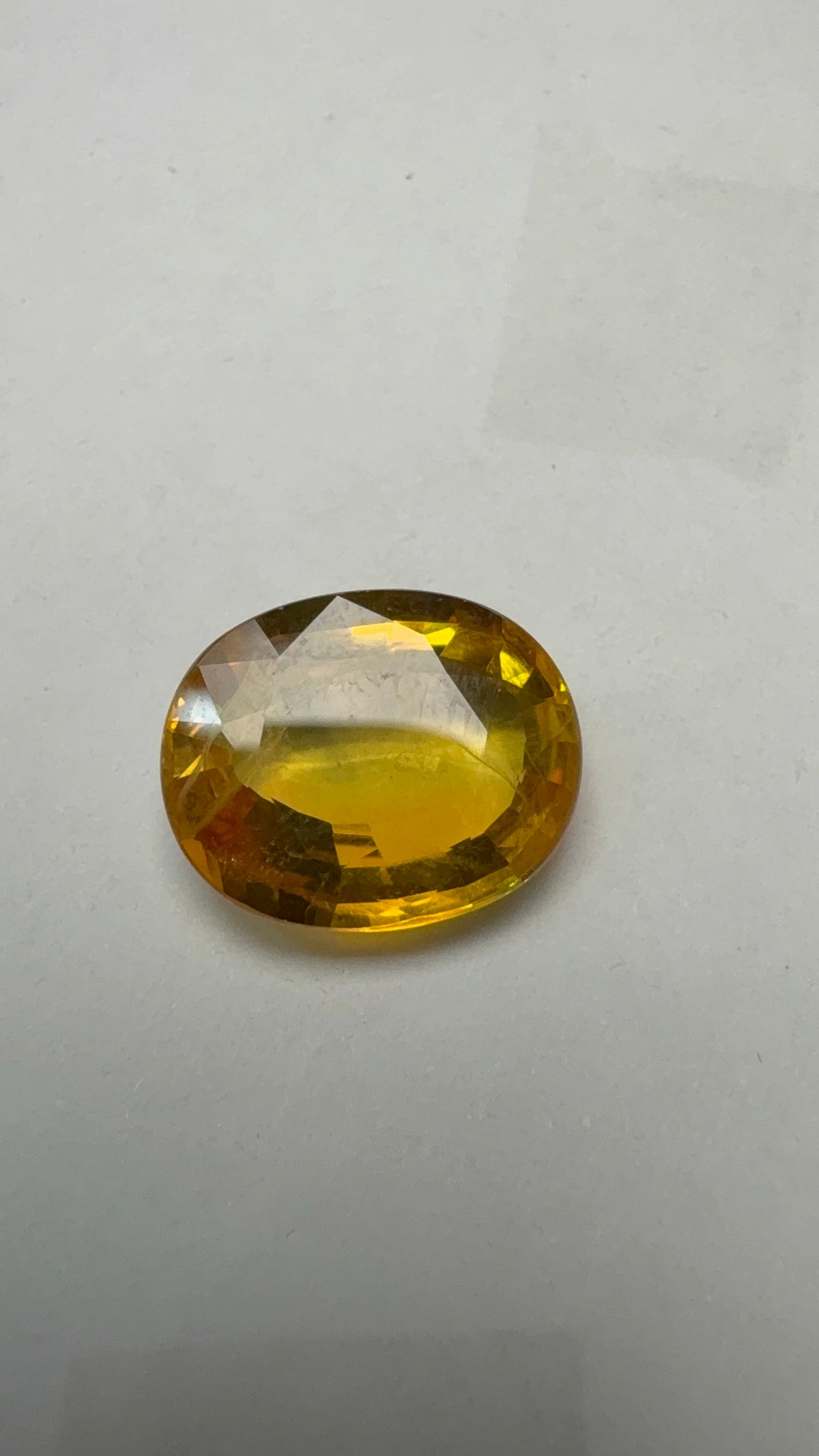 Yellow Sapphire – 6.70 Carat – Thailand — exact stone view 3
