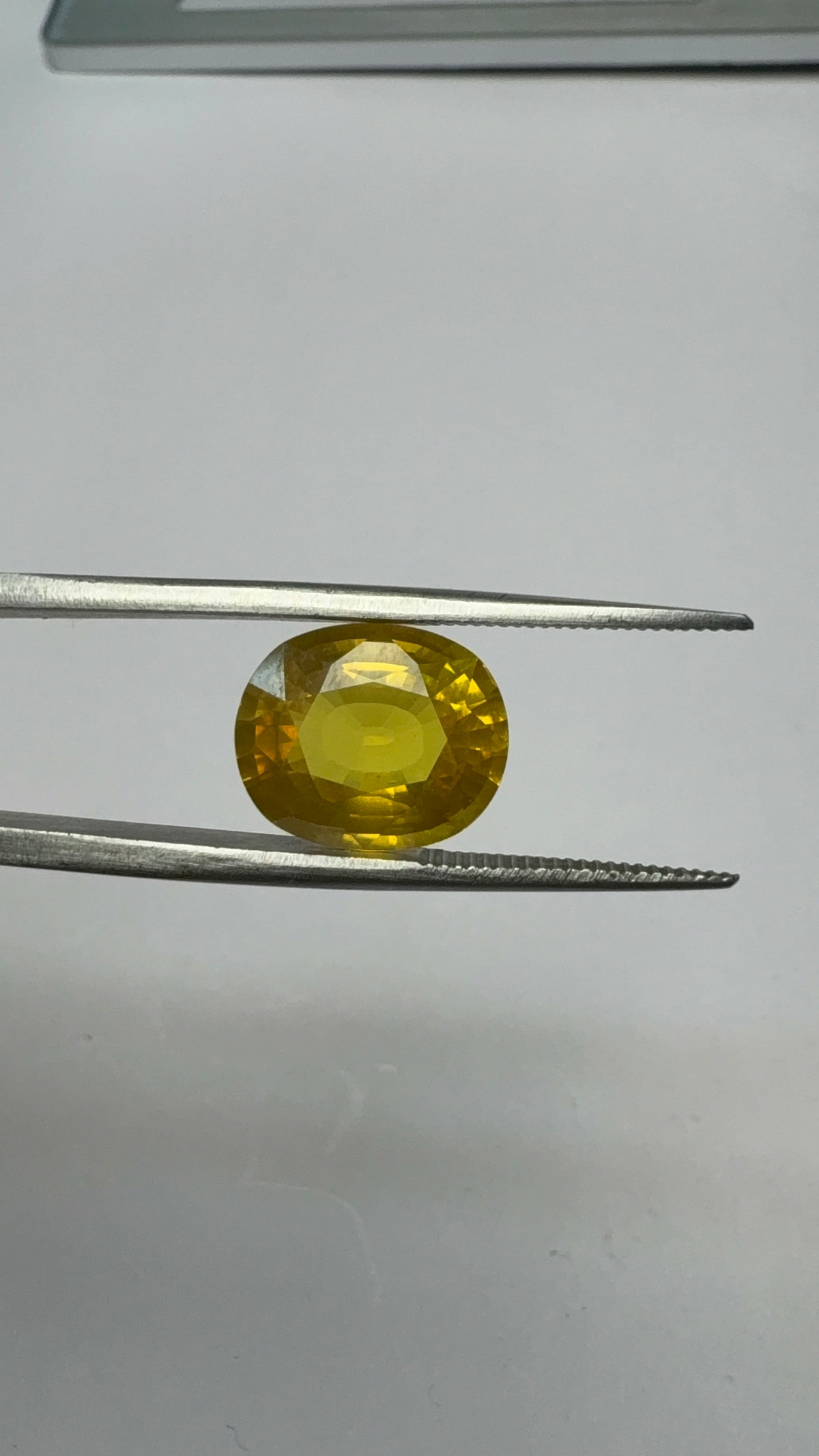 Yellow Sapphire – 5.75 Carat – Thailand — exact stone view 5