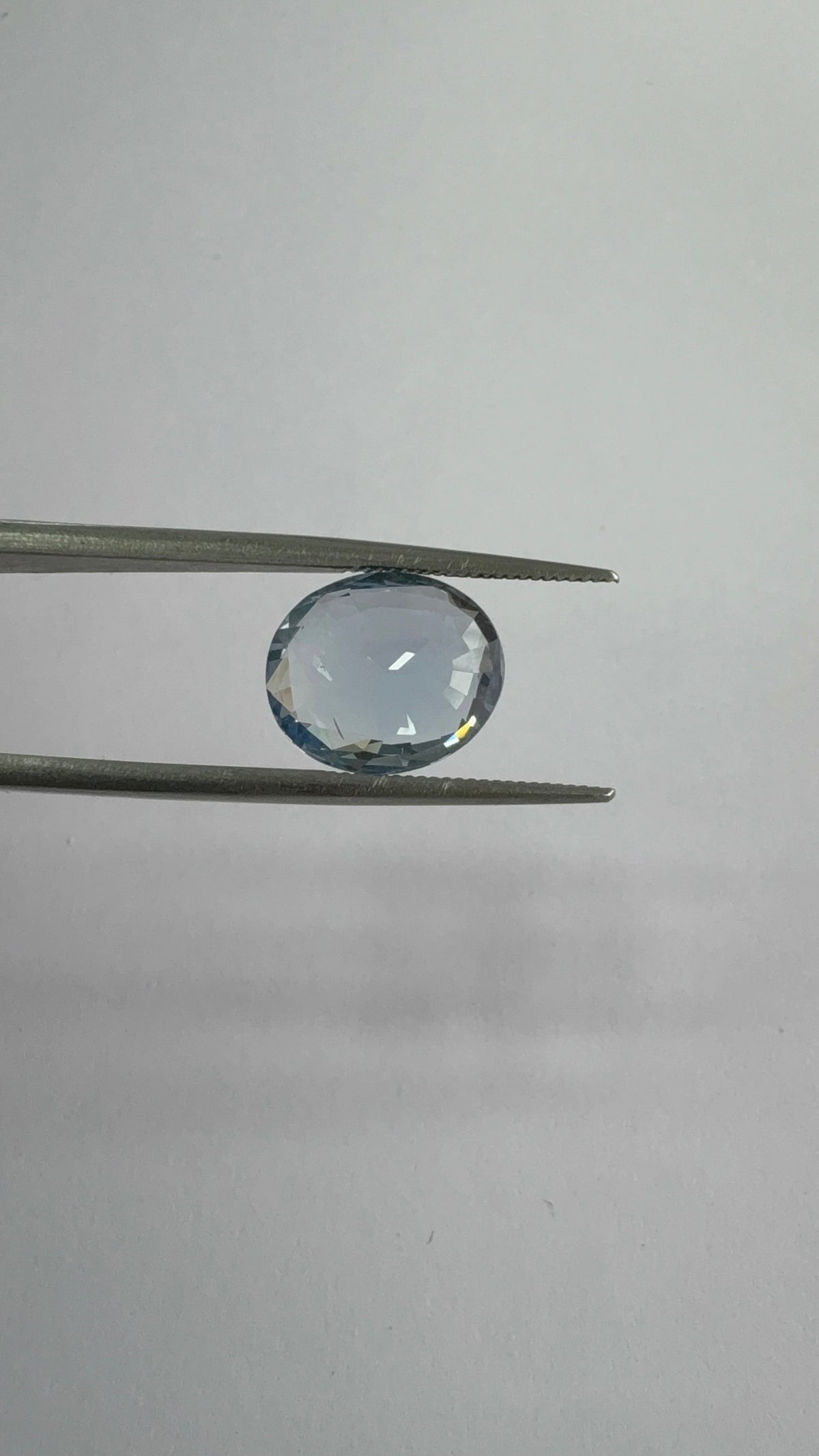 Blue Sapphire 5.91 carat BSR-16 face-up view