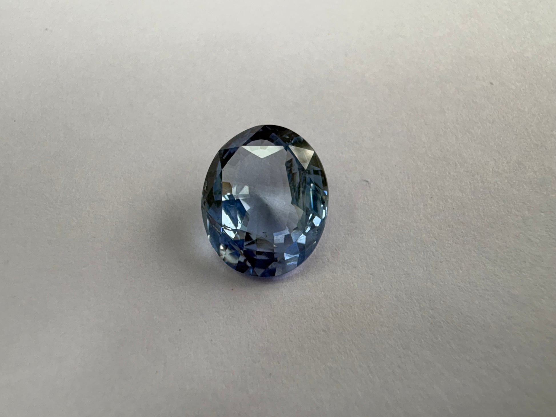 Blue Sapphire 5.91 carat BSR-16 angled view