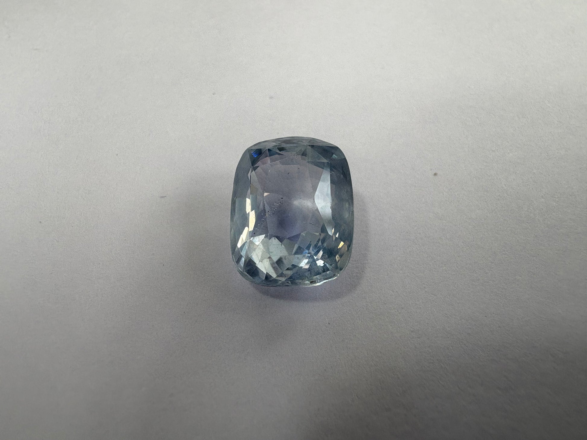 Blue Sapphire 8.57 carat BSR-17 alternate face-up view