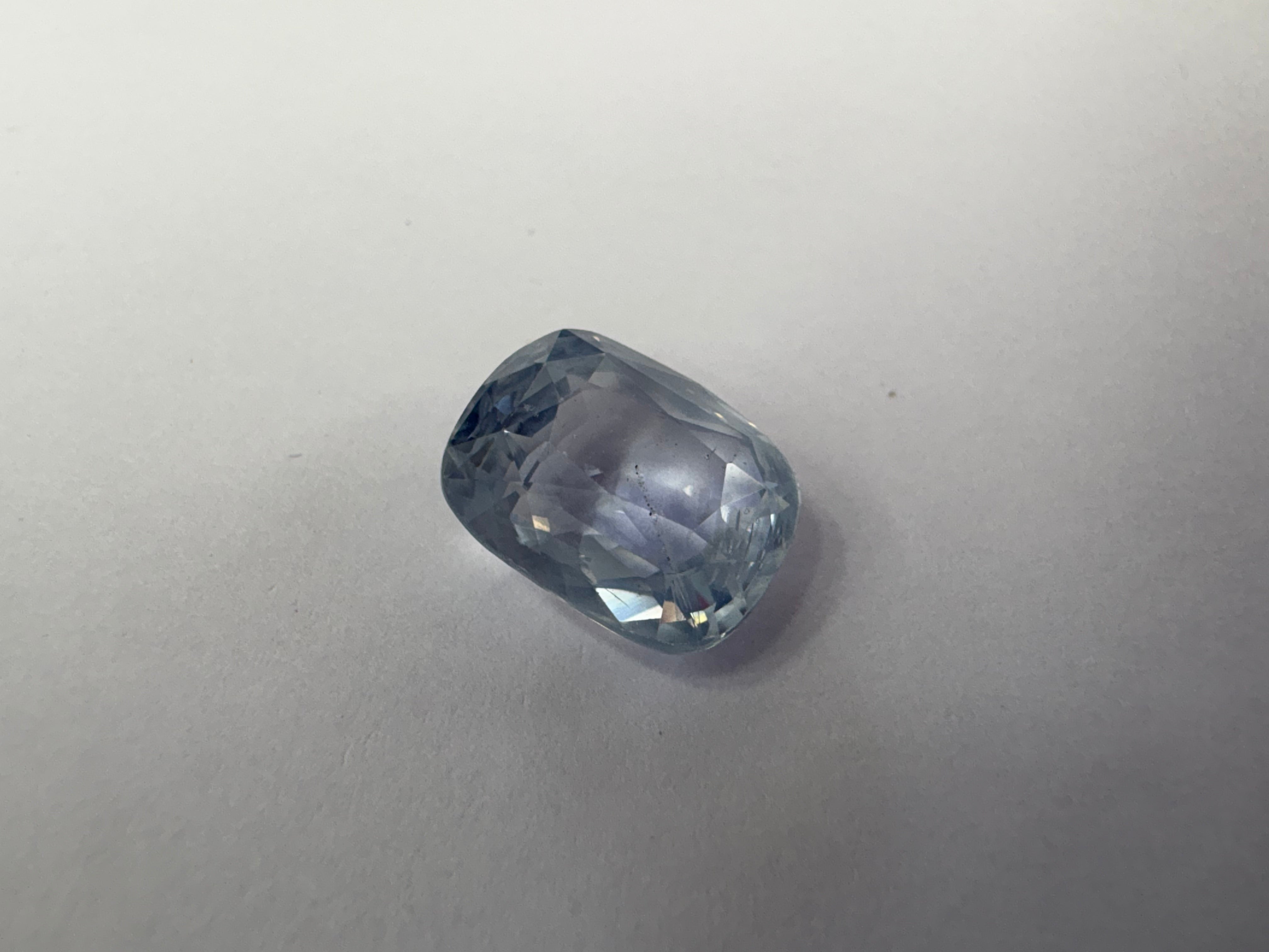 Blue Sapphire 8.57 carat BSR-17 angled view