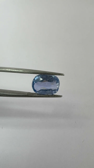 Blue Sapphire 4.04 carat BSR-33 front view