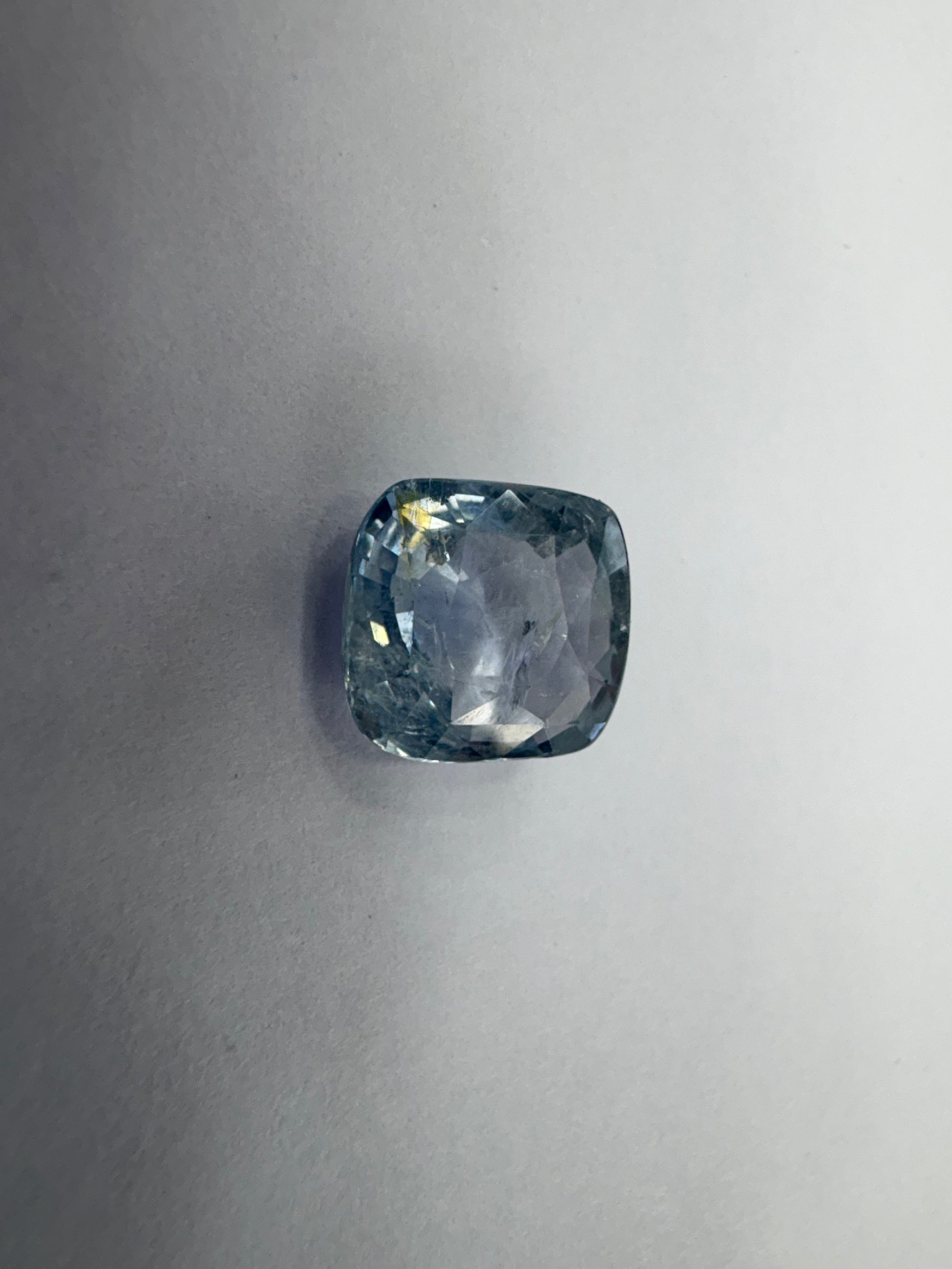 Blue Sapphire 6.60 carat BSR-52 alternate face-up view