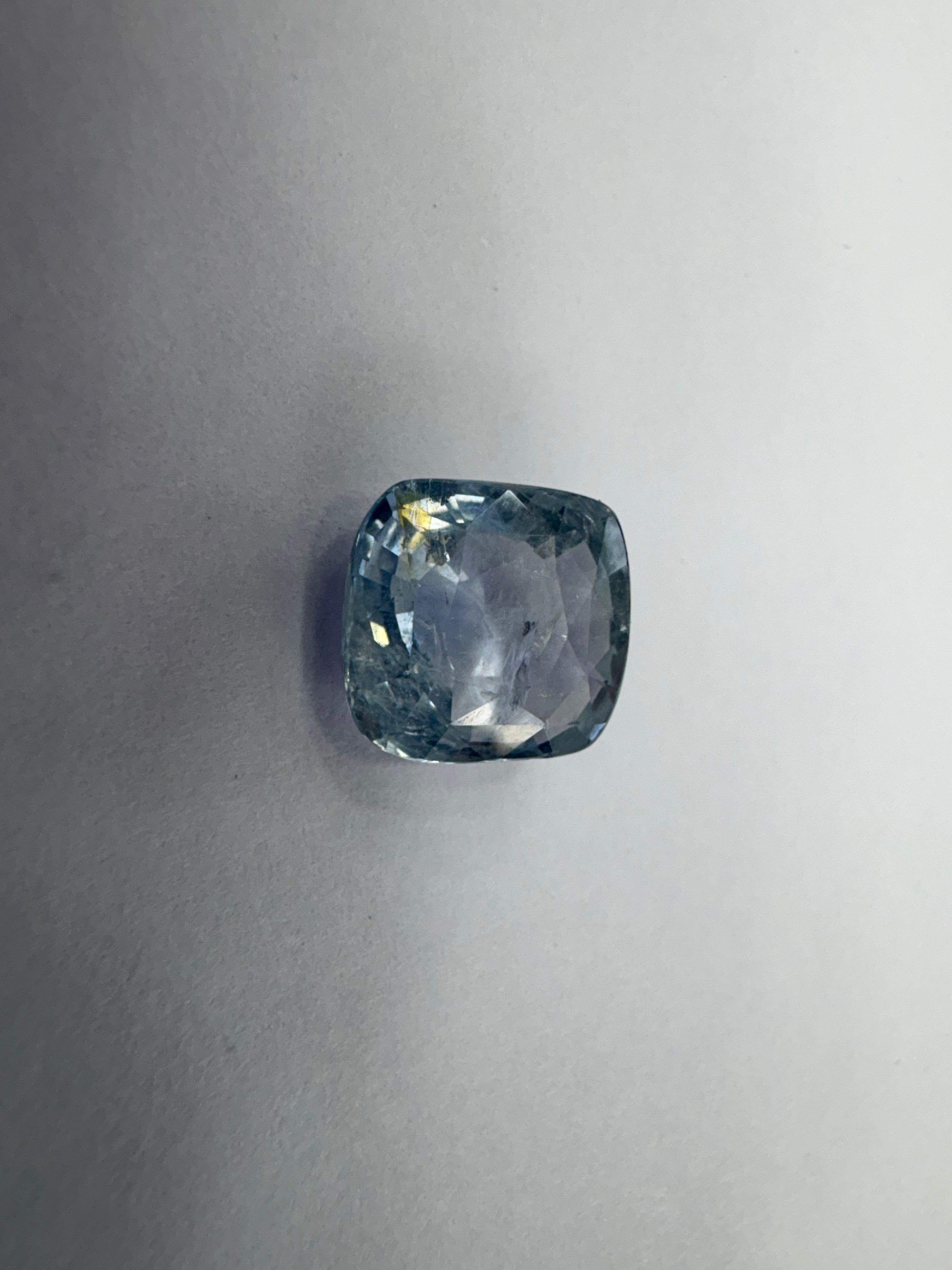 Blue Sapphire 6.60 carat BSR-52 alternate face-up view
