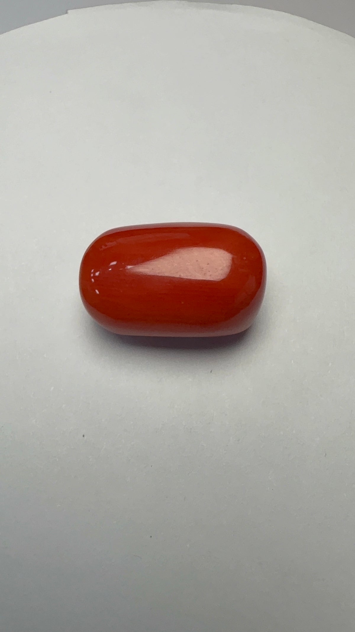 Red Coral 18.23 carat COR-110 alternate face-up view