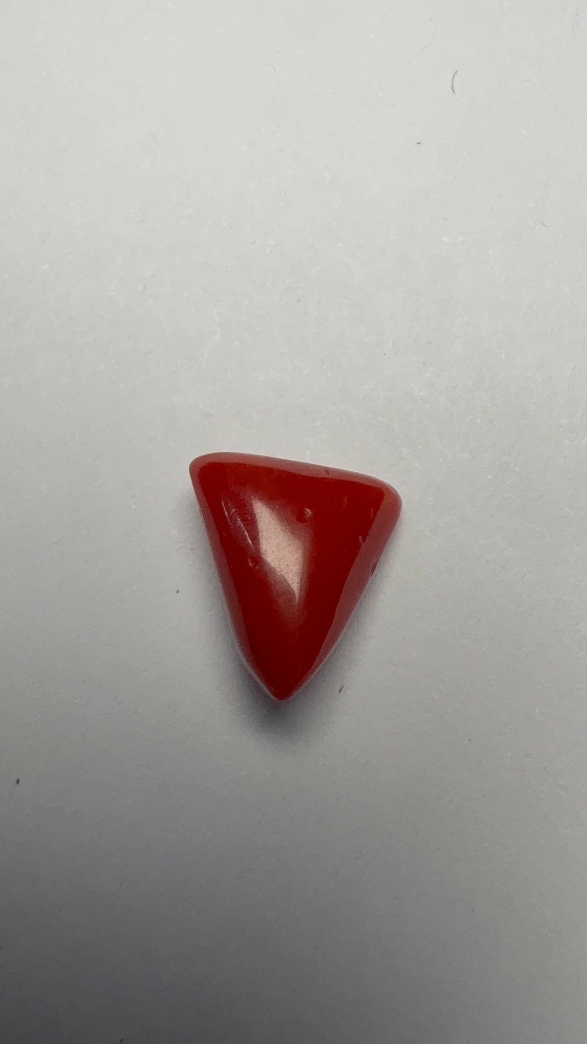 Red Coral 3.10 carat COR-140 alternate face-up view