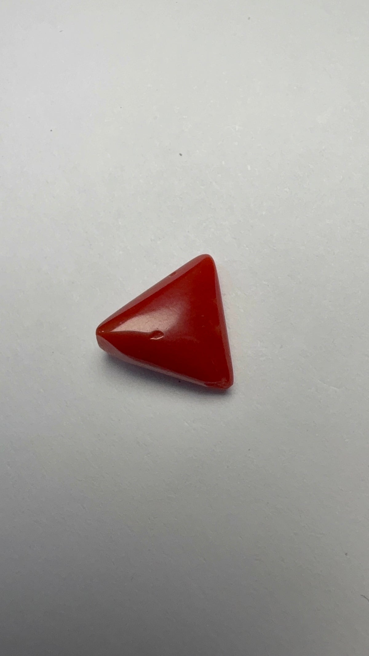 Red Coral 3.01 carat COR-141 face-up view