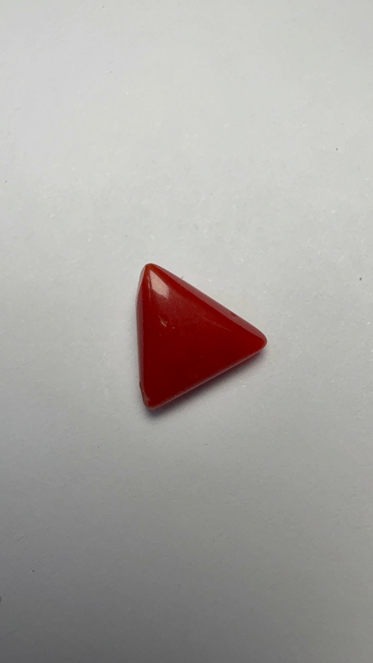 Red Coral 3.01 carat COR-141 alternate face-up view