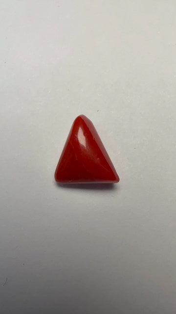 Red Coral 3.02 carat COR-144 front view