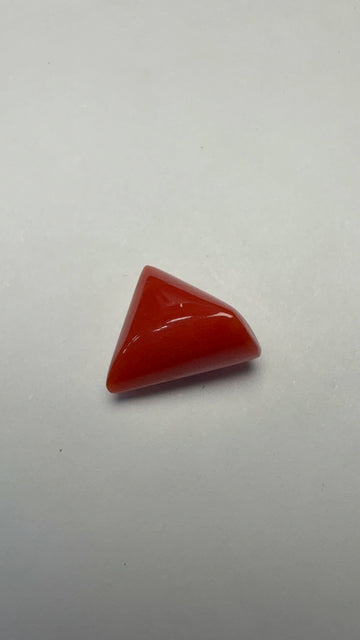 Red Coral 6.63 carat COR-160 front view