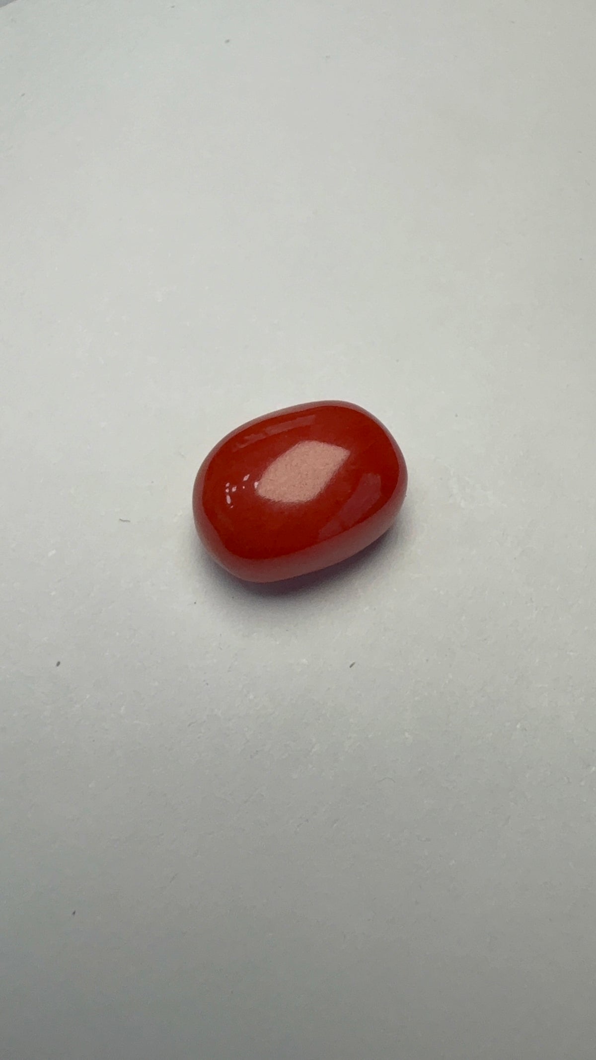 Red Coral 4.65 carat COR-164 alternate face-up view