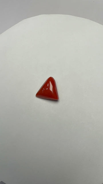 Red Coral 4.29 carat COR-169 front view