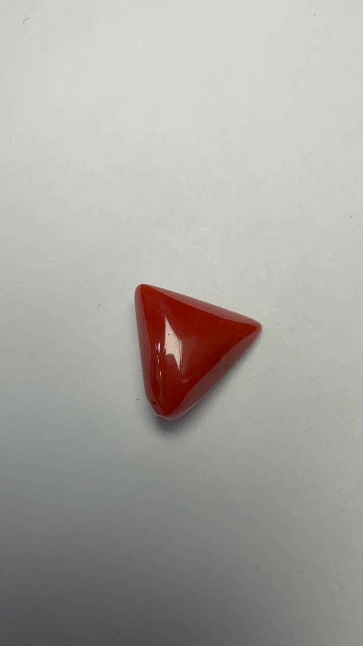 Red Coral 4.29 carat COR-169 face-up view