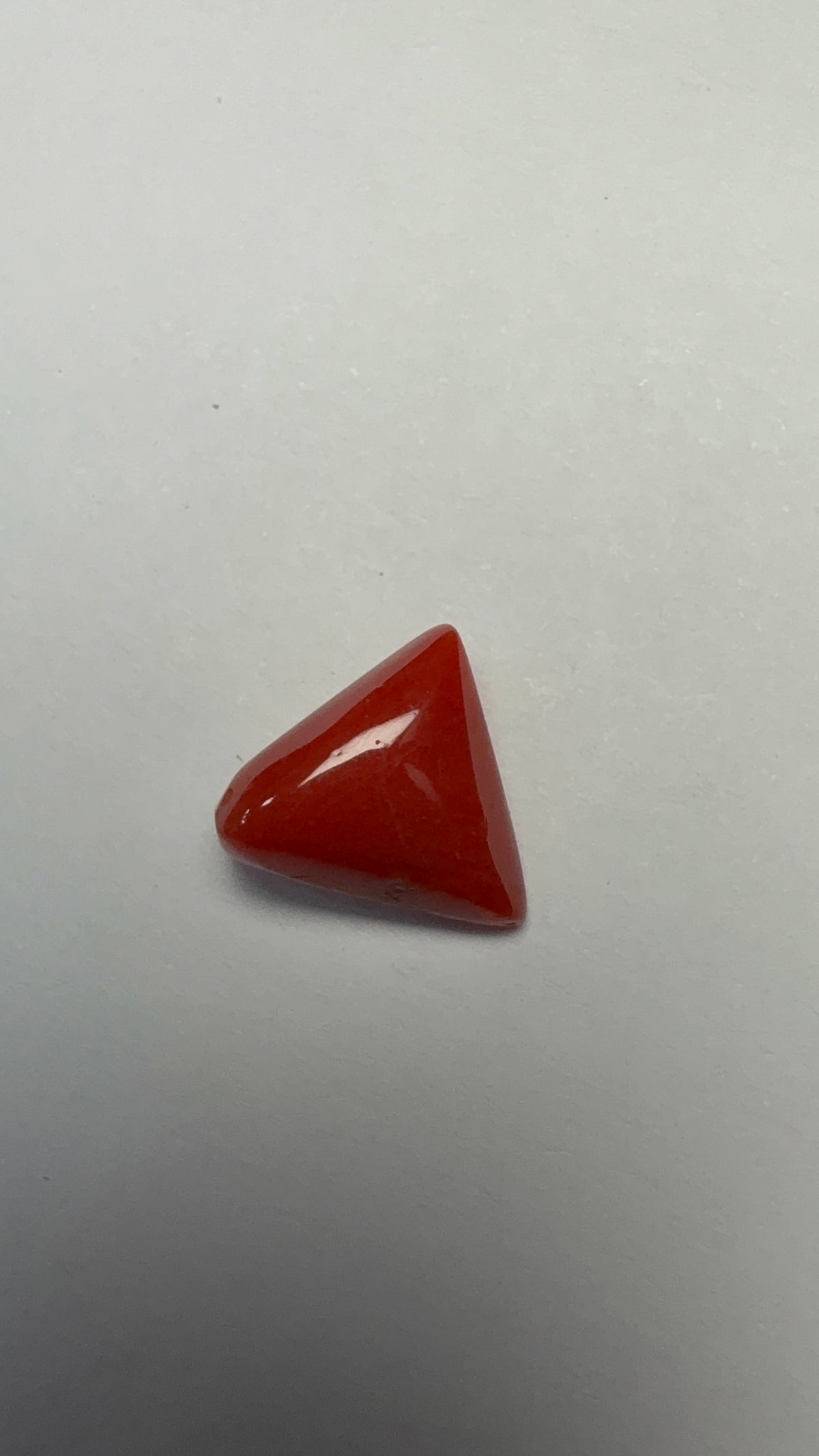 Red Coral 4.29 carat COR-169 alternate face-up view