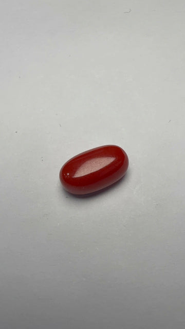 Red Coral 3.15 carat COR-175 front view