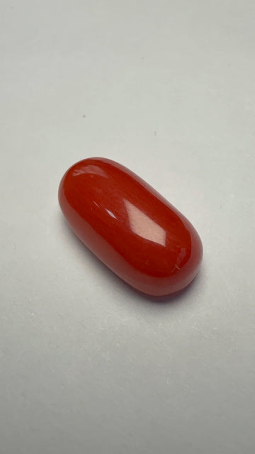 Red Coral 6.13 carat COR-180 front view
