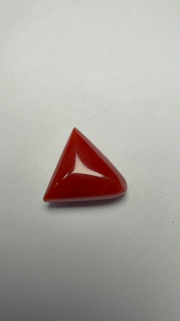 Red Coral 5.40 carat COR-189 front view