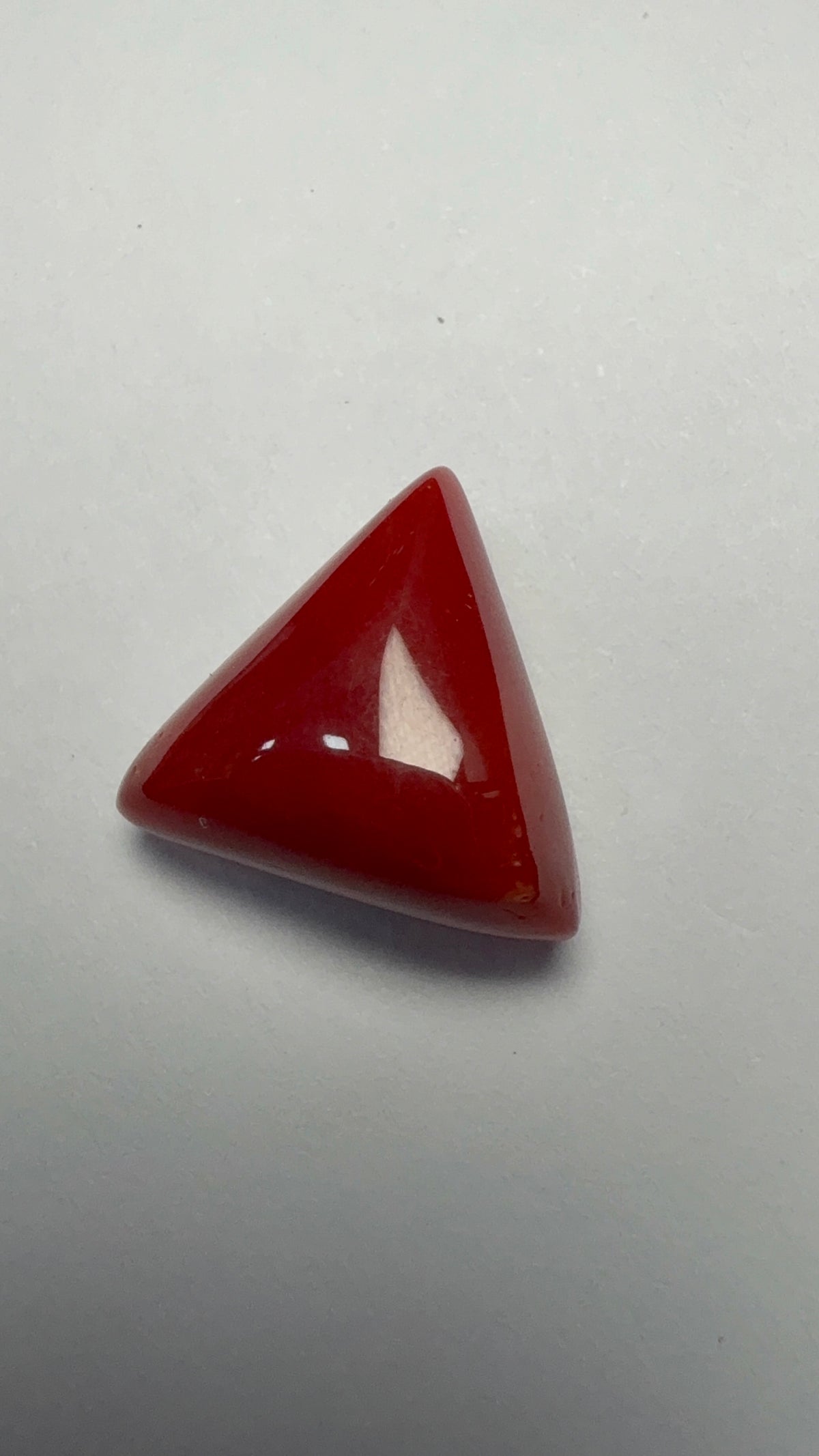 Red Coral 8.36 carat COR-193 face-up view