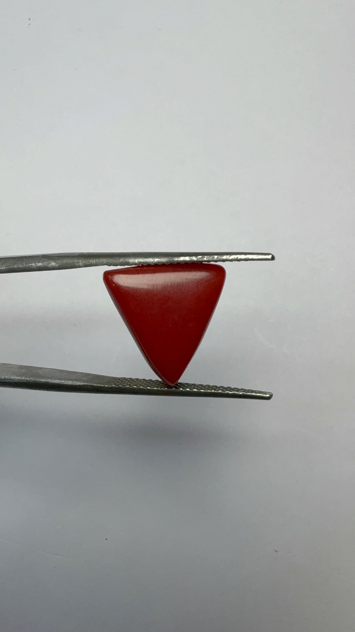 Red Coral 7.32 carat COR-195 alternate face-up view