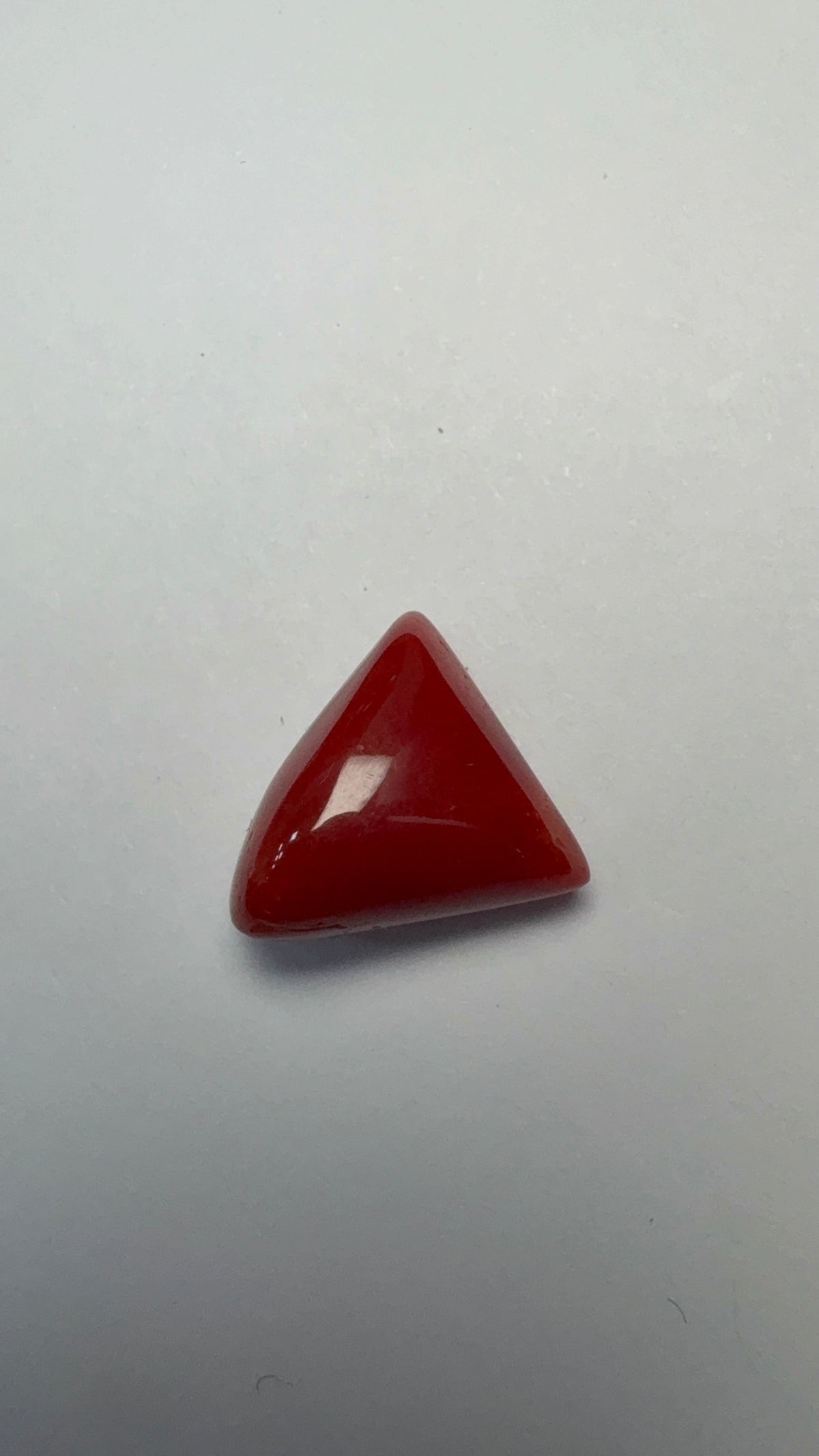 Red Coral 7.72 carat COR-197 face-up view