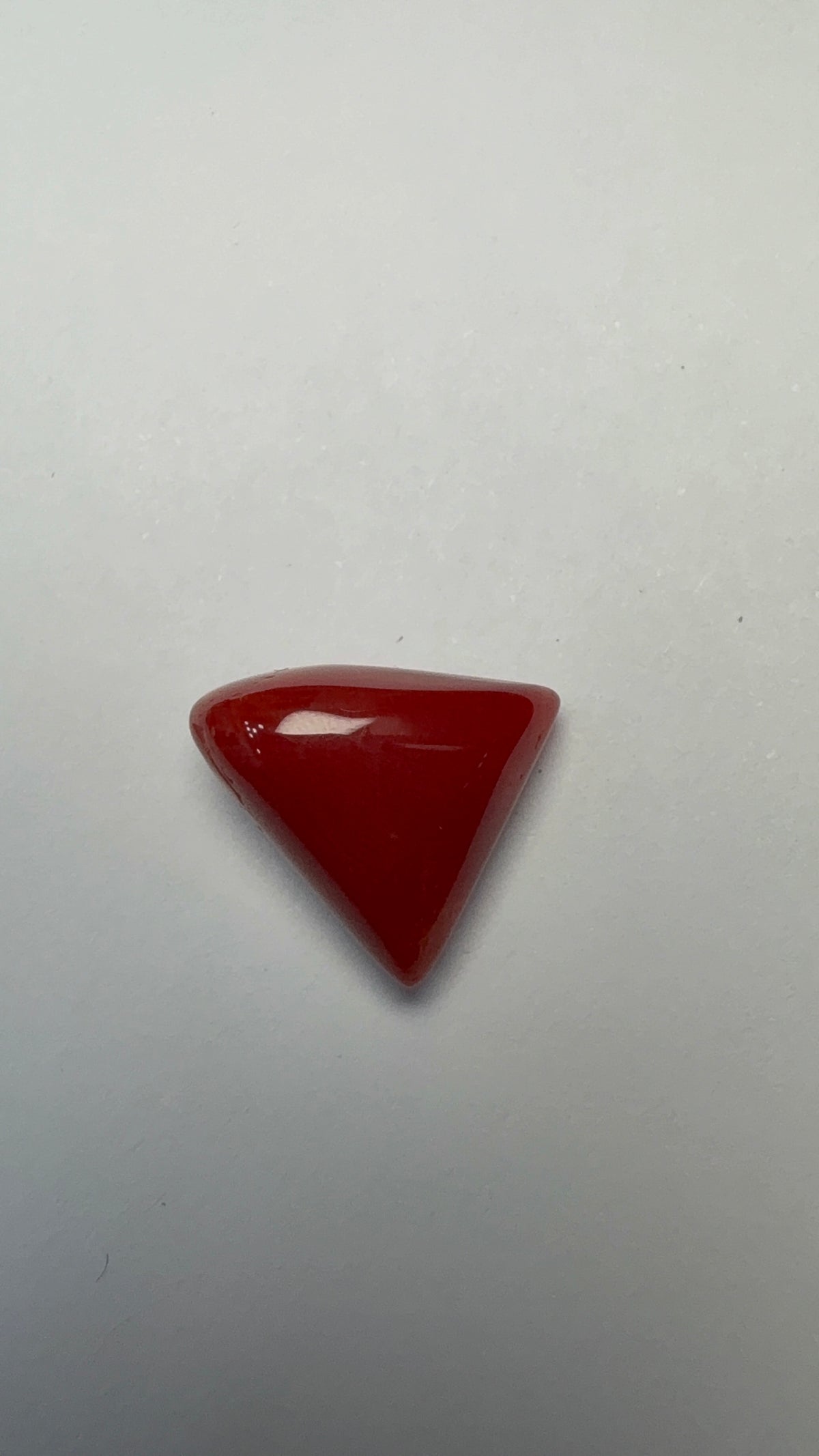 Red Coral 7.72 carat COR-197 alternate face-up view