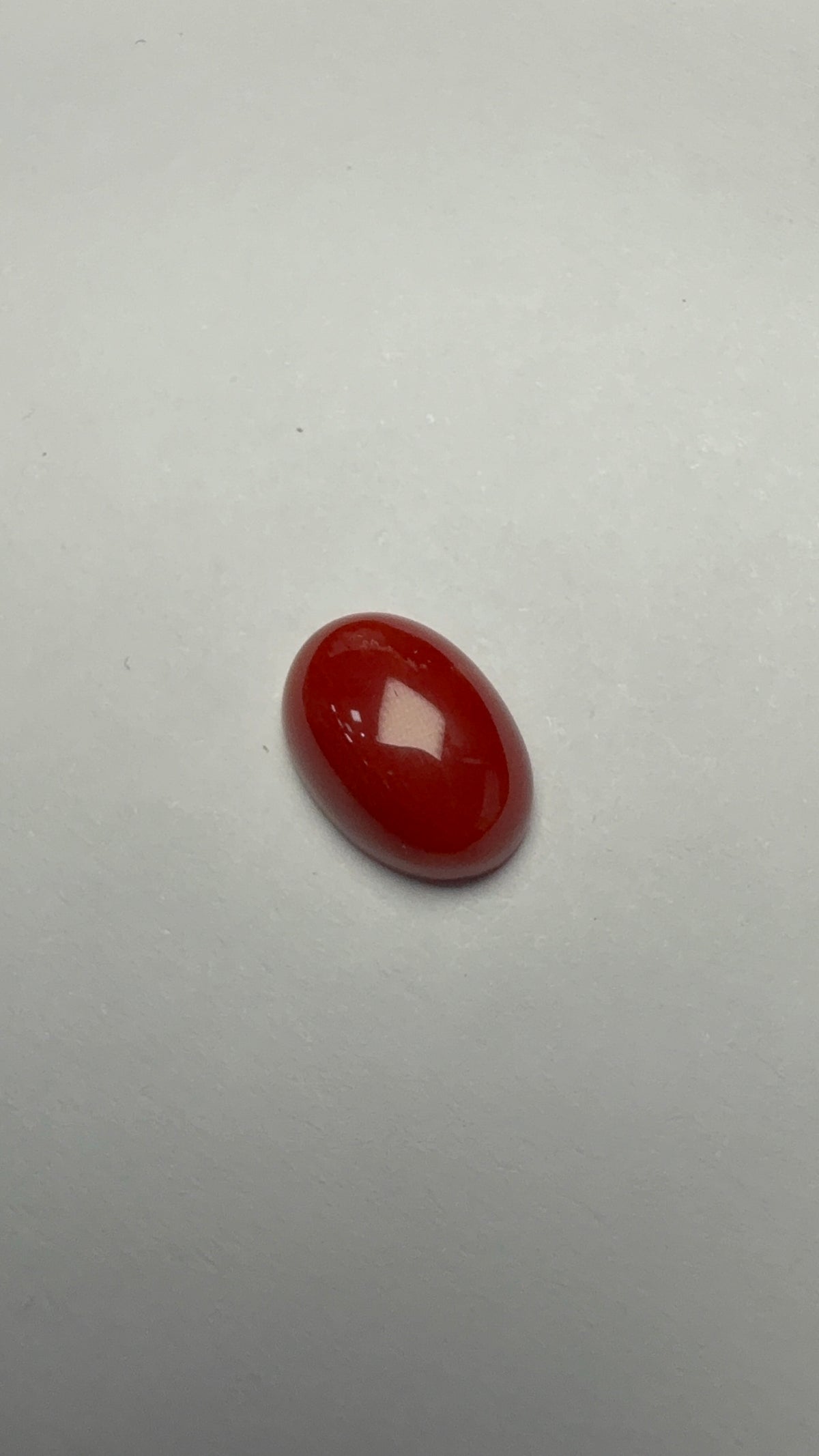 Red Coral 4.30 carat COR-20 alternate face-up view