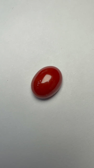 Red Coral 5.71 carat COR-70 front view