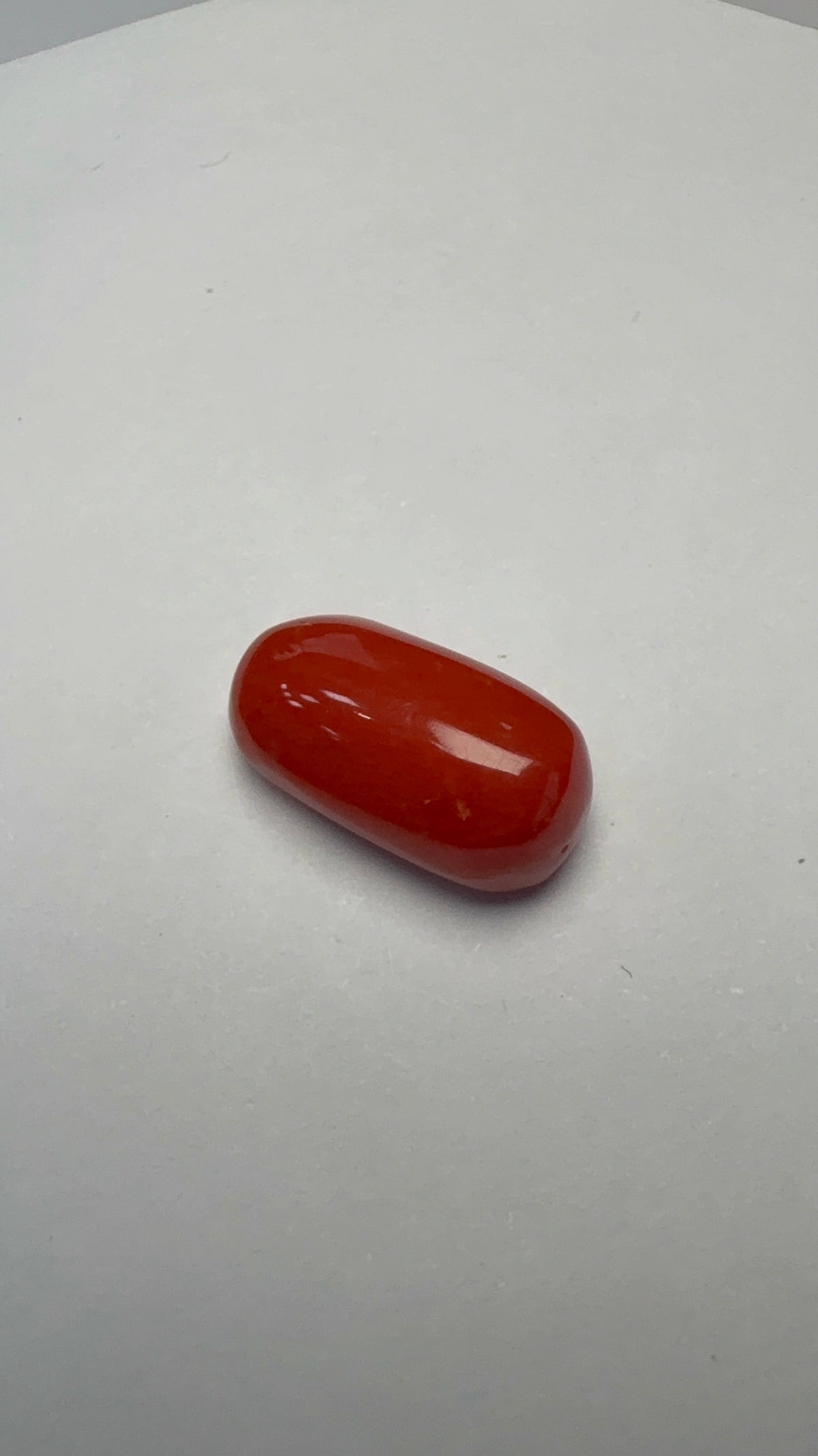 Red Coral 6.62 carat COR-78 face-up view