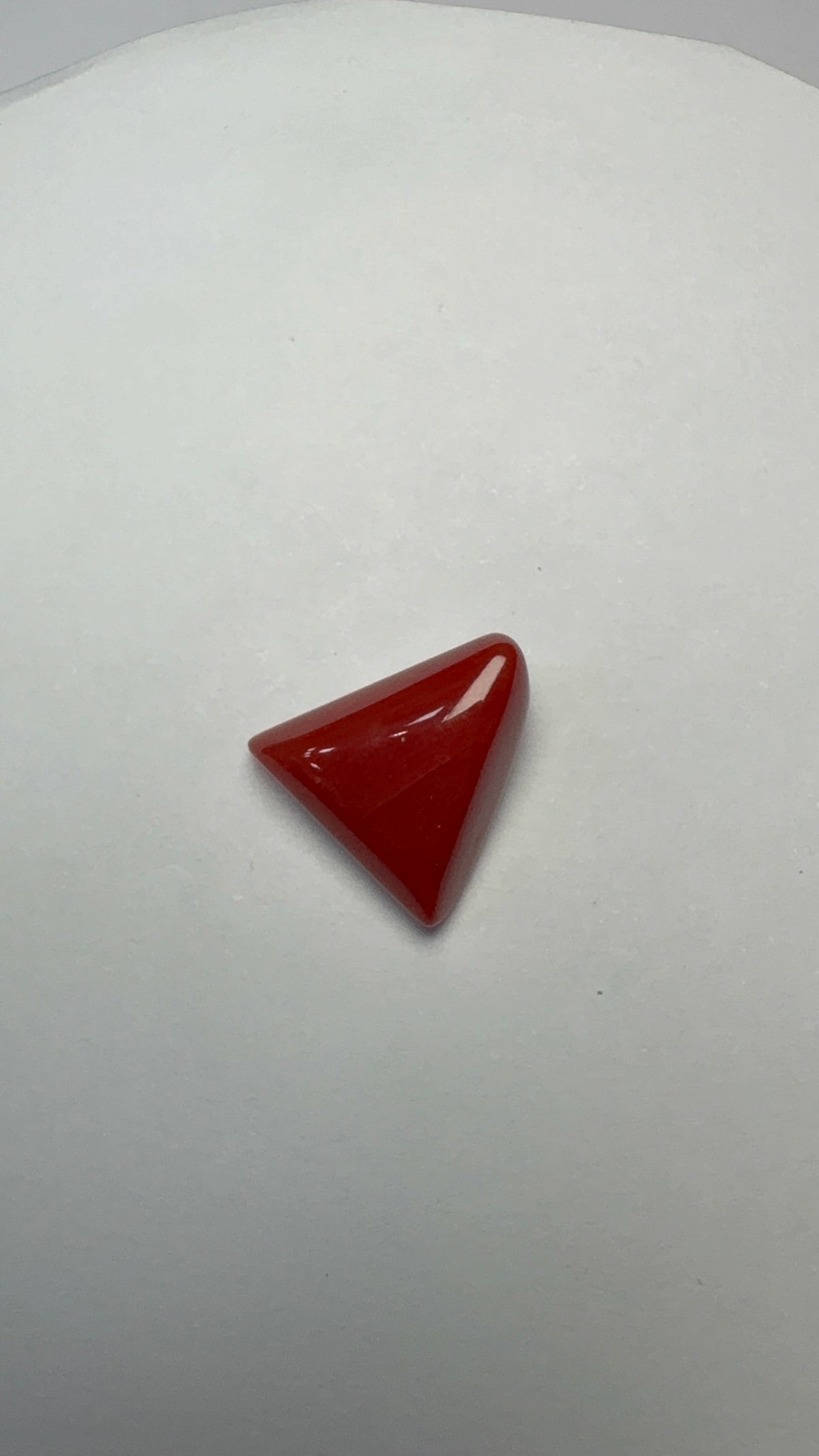 Red Coral 6.62 carat COR-85 alternate face-up view